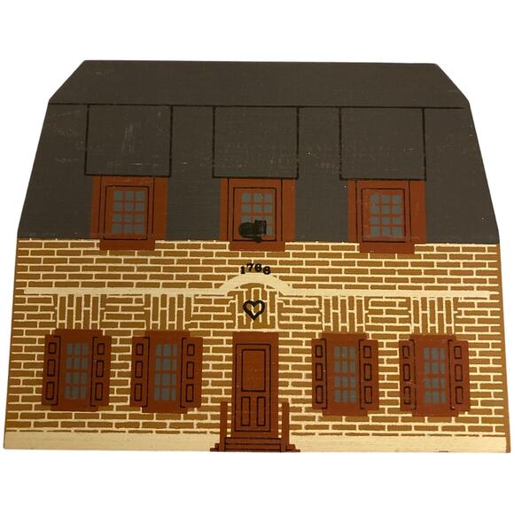 1988 The Cat’s Meow Village Series 6 Lot of 7 Wood Buildings - Picture 5 of 8